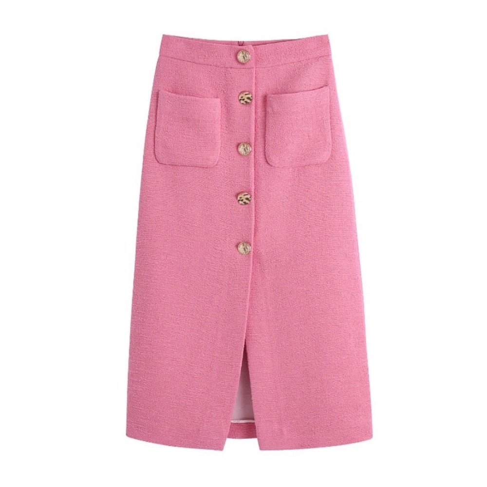 MOVING SALE Zara Pink Pencil Skirt with Pockets